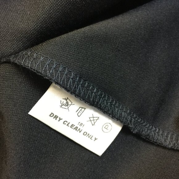 New! Stage of Playlord Dress Sz 1 US 6/S Womans Navy Black Lace 3/4 Bell Sleeve - Picture 6 of 14